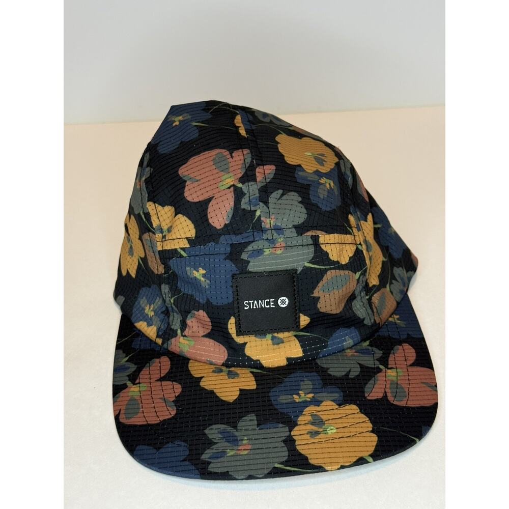 Stance Kinetic adjustable Hat Black / Brown/floral – o/s running/hiking/active